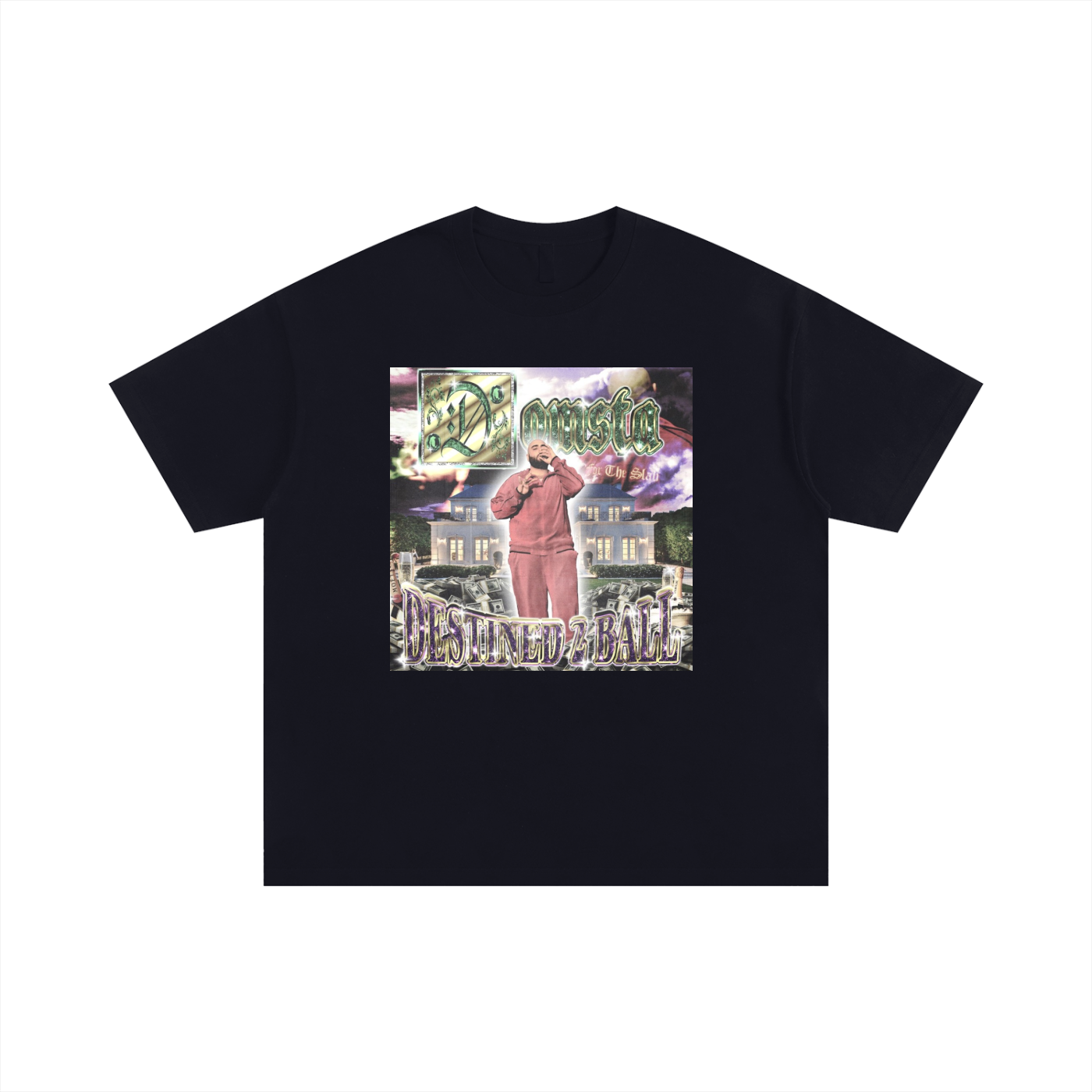 DESTINED 2 BALL TEE